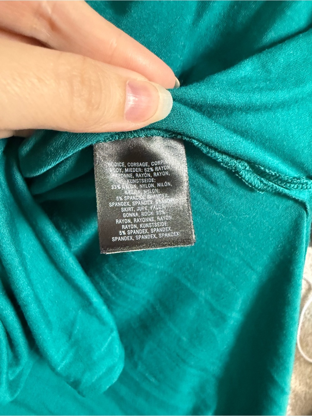 Maeve Navy and Teal Panel Maxi Dress - Picture 4 of 5